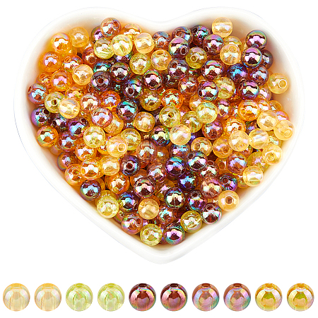 Thanksgiving Day Themed Transparent Acrylic Beads MACR-SP0001-32A-1