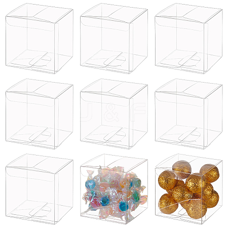 Transparent Plastic PVC Box Gift Packaging CON-WH0106-05-1