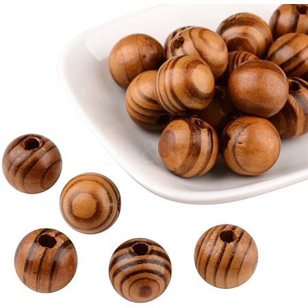 Round Wood Beads WOOD-PH0002-05-LF-1