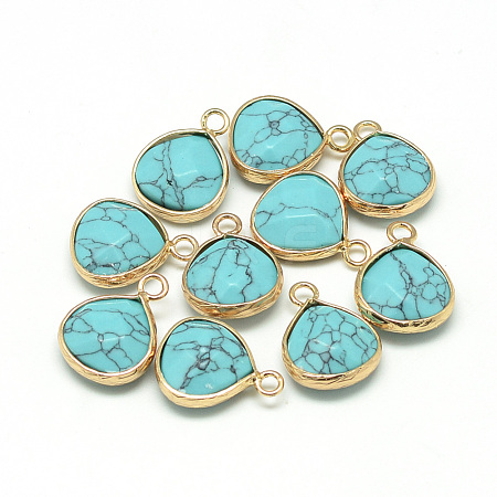 Synthetic Turquoise Pendants G-Q963-03-1