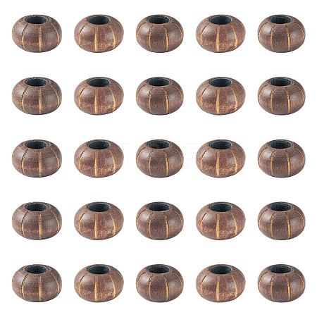 Wood European Beads WOOD-TA0003-09D-1