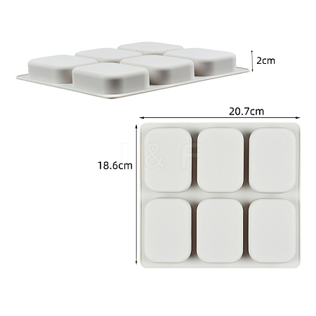 DIY Soap Food Grade Silicone Molds SOAP-PW0001-021I-1