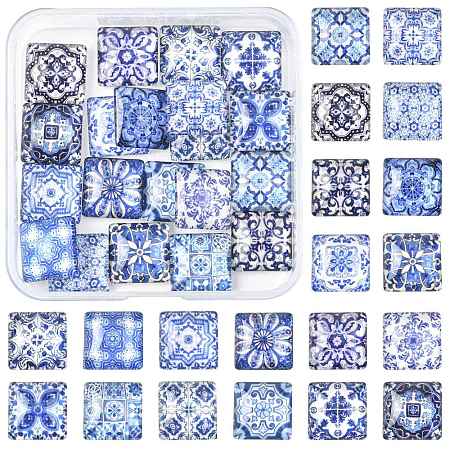 1 Bag Glass Cabochons GGLA-FS0001-17-1