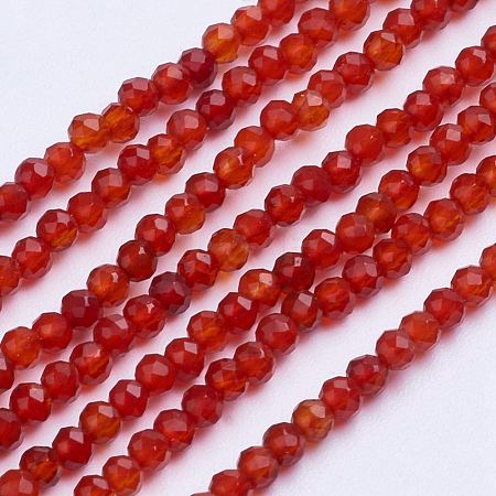 Natural Carnelian Beads Strands G-E373-01A-1