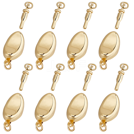 12Pcs Brass Box Clasps KK-BBC0017-40-1
