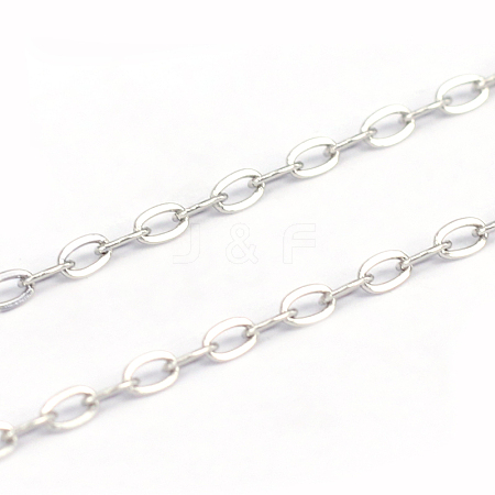 304 Stainless Steel Cable Chains CHS-L001-57-0.4mm-1