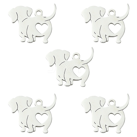 201 Stainless Steel Pendants FIND-CJC0015-07P-1