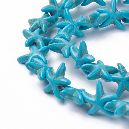 Synthetic Turquoise Beads Strands TURQ-L029-03C-1