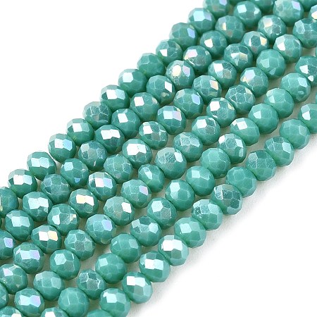 Electroplate Glass Beads Strands LS-EGLA-A044-P2mm-B31-1