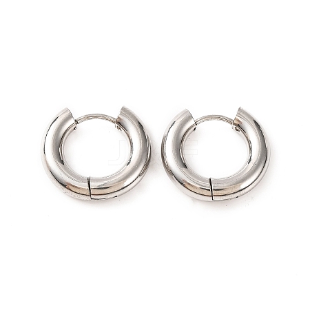 Non-Tarnish 304 Stainless Steel Hoop Earrings for Women EJEW-F339-01P-01-1