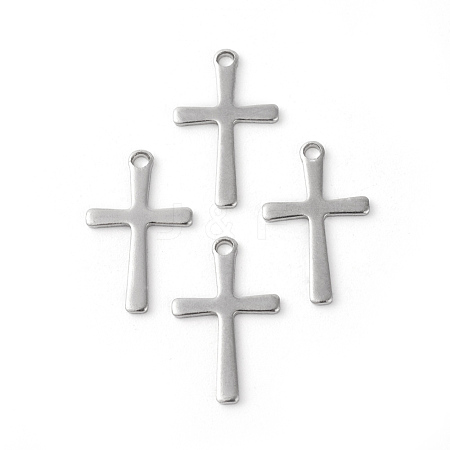 Tarnish Resistant 201 Stainless Steel Pendants STAS-F192-076P-1