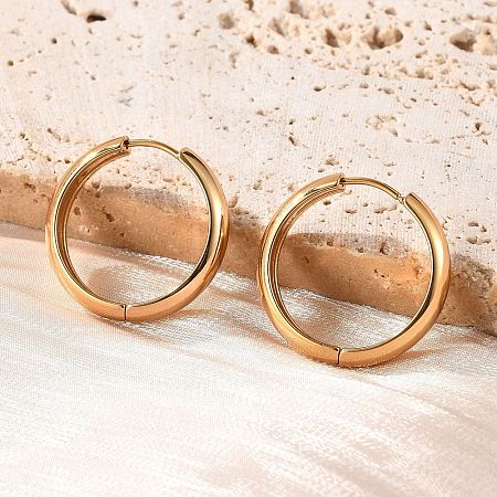 201 Stainless Steel Hoop Earrings EJEW-P304-15A-G-1