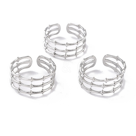 Tarnish Resistant 304 Stainless Steel Finger Rings RJEW-L102-12P-1