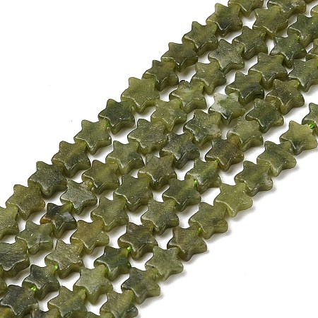 Natural Chinese Jade Beads Strands G-H087-C04-01-1