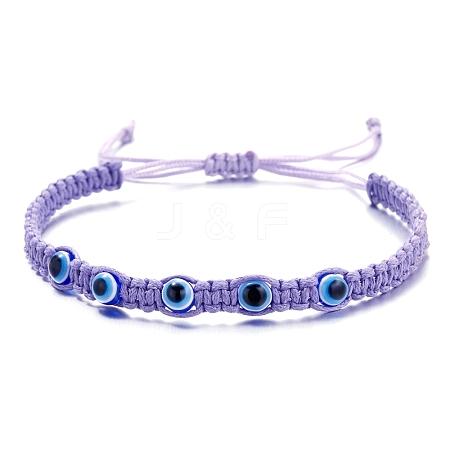 Evil Eye Beads Bracelets PW-WGF9804-01-1