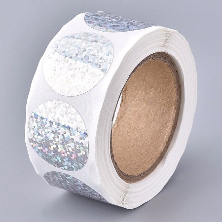 Laser Self-Adhesive Paper Gift Tag Stickers DIY-K027-F02-1