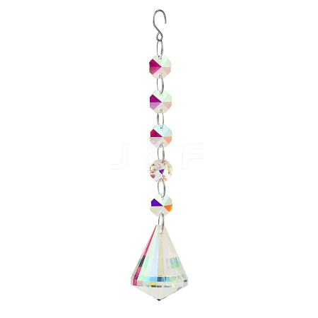 Clear AB Glass Pendant Decorations PW-WG12742-04-1