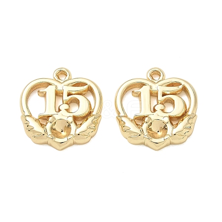304 Stainless Steel Pendant Rhinestone Settings SA-CBA3037-23G-1