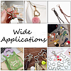 12Pcs 4 Colors Alloy Spring Gate Rings FIND-NB0006-20C-5