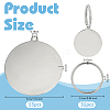 DIY Stainless Steel Keychain Making Kits DIY-OC0014-11A-2