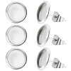 50Pcs 316 Surgical Stainless Steel Stud Earring Settings STAS-BBC0005-58C-1