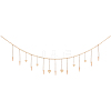 Wall Hanging Photo Display with Wooden Beads Garland AJEW-WH20011-54E-1