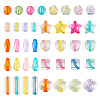 200Pcs 10 Styles Transparent Acrylic Beads TACR-TA0001-28-1