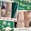 Christmas Theme 1500Pcs 5 Colors Opaque Acrylic Beads MACR-SP0001-01A-01-5