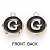 Golden Plated Alloy Charms ENAM-SZ0001-25B-G-2