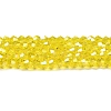 Transparent Electroplate Glass Beads Strands EGLA-A039-T4mm-B21-1