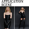 Imitation Leather Long Gloves & Stockings Sets AJEW-CL0002-99B-5
