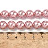Electroplated Shell Pearl Beads Strands BSHE-G041-10mm-05-2