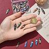 24Pcs 12 Colors Zinc Alloy Pendants FIND-CJ0005-14-4