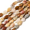 Natural Crazy Agate Beads Strands G-B159-A16-2