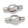 304 Stainless Steel European Clasps with Cord Ends SA-CBABC0F-10P-1
