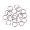 Spray Painted Iron Open Jump Rings LS-IFIN-F149-B09-2