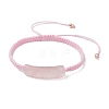 Adjustable Tube Natural Gemstone Braided Bracelets for Women BJEW-JB11006-05-1