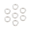 Brass Closed Jump Rings KK-D257-01P-06-1