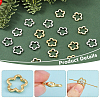 20Pcs 4 Colors Alloy Bead Frame FIND-SC0017-71-3