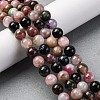 Natural Multicolor Tourmaline Beads Strands G-L608-B01-02-2
