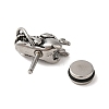304 Stainless Steel Stud Earrings LS-EJEW-K260-03A-AS-2