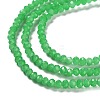 Baking Paint Imitation Jade Glass Bead Strands X-DGLA-A034-J4MM-A10-4