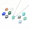 Natural Gemstone Charms G-I196-14-1