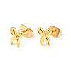 304 Stainless Steel Tiny Scissor Stud Earrings with 316 Stainless Steel Pins for Women EJEW-J043-16G-1