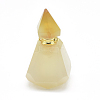 Faceted Natural Citrine Openable Perfume Bottle Pendants G-E556-11B-2