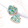 Bohemia Style Alloy Enamel Pendants PW-WGC439E-03-1