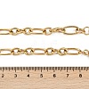 Ion Plating(IP) 304 Stainless Steel Figaro Chain Necklaces NJEW-O124-03G-2