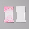 Paper Hair Clip Display Cards CDIS-WH0019-01C-1