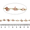 Handmade Natural Strawberry Quartz Chip Beaded Chains CHC-F020-10G-08-2