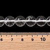 Round Natural Quartz Crystal Bead Strands G-H1648-10mm-01N-AAA-4